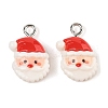 Christmas Theme Opaque Resin Pendants RESI-S08-01I-1