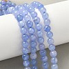 Dyed Natural Malaysia Jade Beads Strands G-G021-02A-07-6