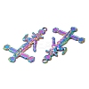 304 Stainless Steel Pendants STAS-Z041-21RC-2