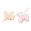 Luminous Opaque Resin Cabochons CRES-L045-14-4