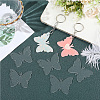 30Pcs Transparent Acrylic Pendants OACR-SC0002-30B-3