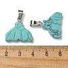 Synthetic Turquoise Pendants G-Z067-01P-04-4