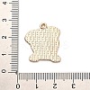 Animal Puppy Alloy Enamel Pendants FIND-V001-03G-06-3