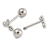 304 Stainless Steel Cartilage Earrings EJEW-B066-01A-P-2
