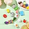 20Pcs 20 Styles Silicone Beads SIL-YW0002-22-4