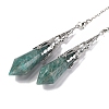Natural Amazonite Pointed Dowsing Pendulum Big Pendants G-H285-06P-A31-2