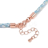 3.5MM Round Nylon Cotton Cord Necklace Making NJEW-C106-03RG-11-3