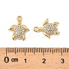 304 Stainless Steel with Crystal Rhinestone Charms STAS-G358-05G-01-3