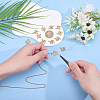 12Pcs 304 Stainless Steel Pendants STAS-HY0002-12-3