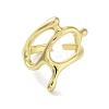 Rack Plating Brass Cuff Rings RJEW-D025-07G-2