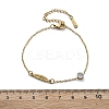 201 Stainless Steel Cable Chain Bracelets LS-BJEW-H205-01D-G-5