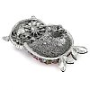Zinc Alloy Colorful Rhinestone Brooch LS-JEWB-U011-04AS-2