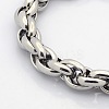 Casual Style 304 Stainless Steel Double Link Chain Bracelets X-STAS-O036-37P-2