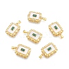 Synthetic White Shell Pendants KK-A165-18G-2