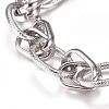 Tarnish Resistant 304 Stainless Steel Chain Bracelets BJEW-L661-07P-2