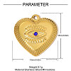 304 Stainless Steel with Rhinestone Pendants STAS-OY005-06G-2