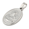 Non-Tarnish 304 Stainless Steel Pendants STAS-B071-02A-20P-2