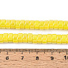 AB Color Plated Opaque Glass Beads Strands GLAA-T026-3x6mm-P12-4