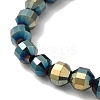 Electroplated Synthetic Non-magnetic Hematite Beads Strands G-I364-L01-07-3