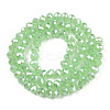 Electroplate Glass Beads Strands EGLA-A034-J6mm-B03A-2