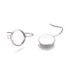 Tarnish Resistant 304 Stainless Steel Dangle Earrings STAS-E474-02B-2