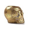 Halloween Skull Resin Candle Holders DJEW-R009-02-3