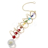 Spiral Alloy Hanging Ornaments HJEW-Q012-01B-3