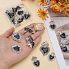 20Pcs 10 Sytyles Alloy Enamel Pendants ENAM-ME0001-11-3