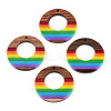 Opaque Resin & Walnut Hollow Pendants RESI-TAC0026-05U-1