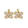 Brass Micro Pave Cubic Zirconia Charms KK-N254-229G-02-1