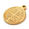 304 Stainless Steel Charms STAS-L270-08G-3