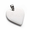 Tarnish Resistant 304 Stainless Steel Pendants LS-STAS-F214-02P-1