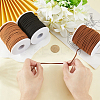 3 Rolls 3 Colors Flat Faux Suede Cord OCOR-CL0001-07-3