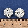 Brass Pave Cubic Zirconia Multi-strand Links ZIRC-F145-06S-01-3