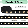 Cotton Herringbone Ribbons with Eyelet Rings OCOR-PH0005-36A-02-2