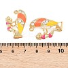 Alloy Enamel Rhinestone Pendants FIND-B062-10G-3