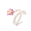Handmade Polymer Clay Cuff Rings RJEW-JR00917-02-4
