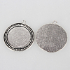 Tibetan Style Alloy Pendant Cabochon Settings LS-TIBEP-N003-67AS-2