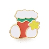 Christmas Theme Cartoon Alloy Brooches JEWB-A025-01F-1