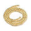 Electroplate Non-magnetic Synthetic Hematite Beads Strands G-L485-06A-G-2