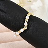 Heart Brass Open Cuff Rings for Women RJEW-R011-02G-3