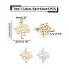 12Pcs 3 Colors 304 Stainless Steel Pendants STAS-DC0002-84-3