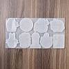 DIY Silicone Halloween Theme Pendant Molds & Keychain & Jump Ring Set HAWE-PW0001-034B-3