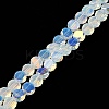 Transparent Electroplate Glass Beads Strands GLAA-Q099-I01-07-2