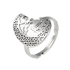201 Stainless Steel Adjustable Rings for Women RJEW-M008-04P-1