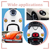 8 Pairs 2 Styles Eyelash Shape Waterproof PVC Picture Stickers DIY-HY0003-05A-5