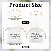 8Pcs Iron Heart Open Cuff Bangle for Women BJEW-WR0001-04B-2