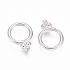 Non-Tarnish 304 Stainless Steel Pendants STAS-G218-10P-2
