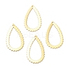 Brass Filigree Pendants KK-M250-06B-G-3