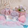 Organza Pleated Lace Ribbon OCOR-WH0097-42C-5